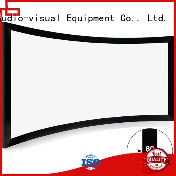 thin Home Entertainment Curved Projector Screens supplier for ktv