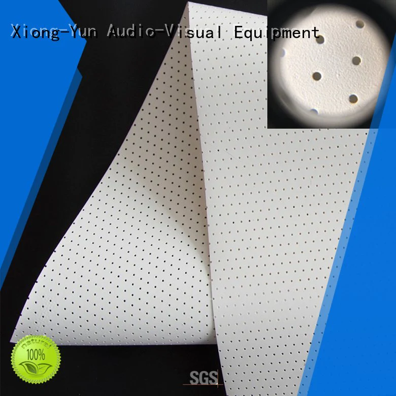 acoustic screen material for projector screen XY Screens