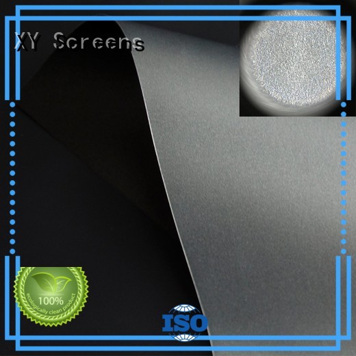 XY Screens Brand rejecting crystal matte white fabric for projection screen standard