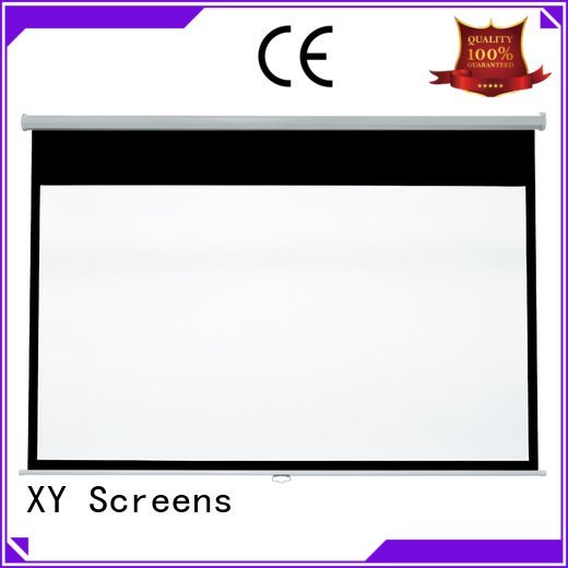 OEM pull down rear projection screen projector screen down pull down projector screen