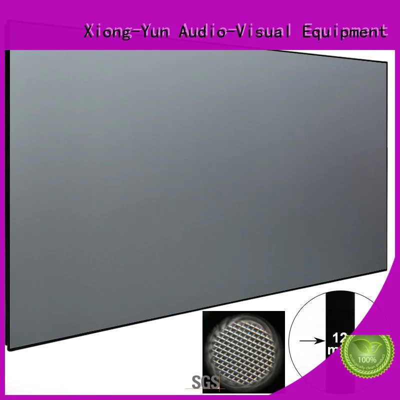XY Screens light rejecting short throw theater projector customized for television