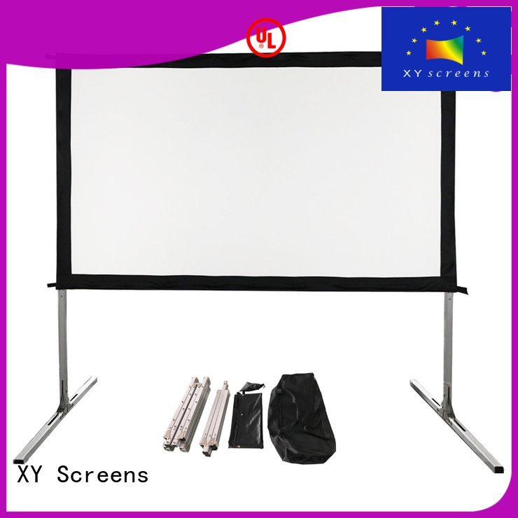 outdoor pull down projector screen projection folding outdoor projector screen