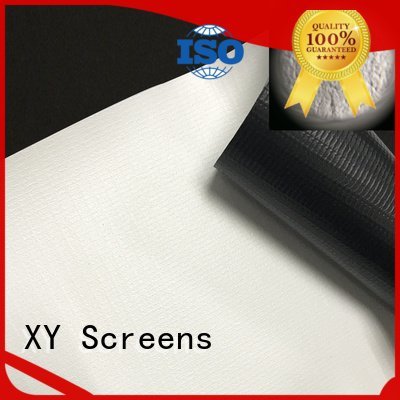 Quality HD home theater projection screens with soft PVC fabric XY Screens Brand jb2 front and rear fabric
