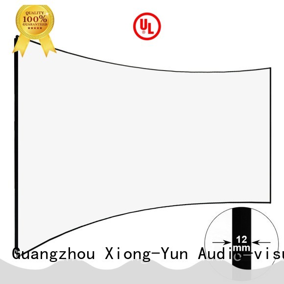 XY Screens curved home theater screen supplier for household