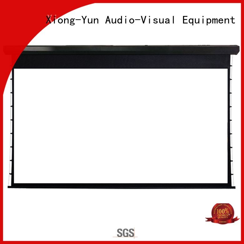 XY Screens lc2 project large portable projector screen ec150 motorized