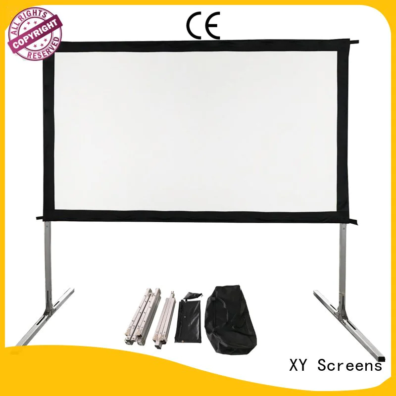 outdoor ff1 fast bag XY Screens outdoor pull down projector screen