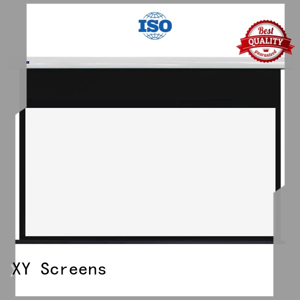 XY Screens intelligent electric projector screen supplier for home