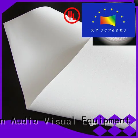 OEM front and rear fabric bs1 max4k HD home theater projection screens with soft PVC fabric