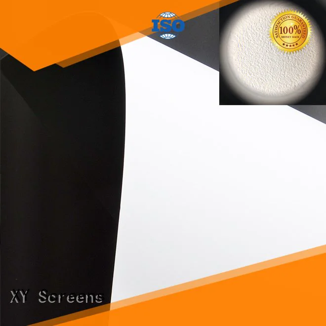 Quality HD home theater projection screens with soft PVC fabric XY Screens Brand pro front and rear fabric