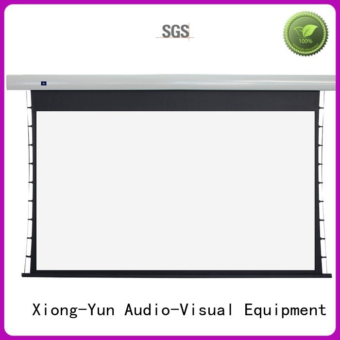 tab tensioned electric projector screen motorized series screen tabtensioned XY Screens