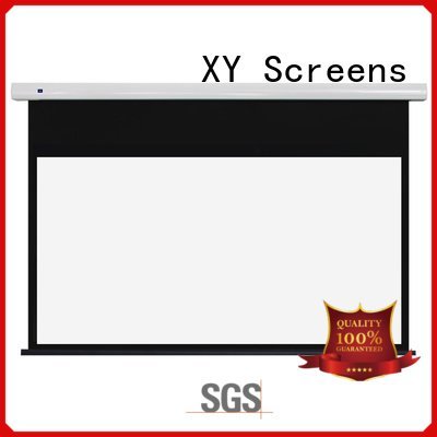 XY Screens free standing projector screen motorized projection screen ec2