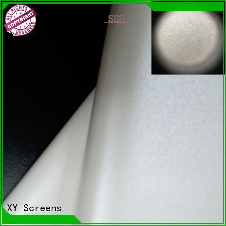 XY Screens Brand 3d wg1 HD home theater projection screens with soft PVC fabric bs1 white