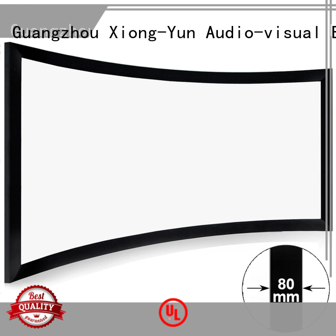 movie screen thin series XY Screens Brand home entertainment center supplier