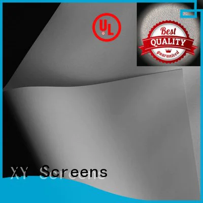Custom gf1 front and rear fabric 3d HD home theater projection screens with soft PVC fabric