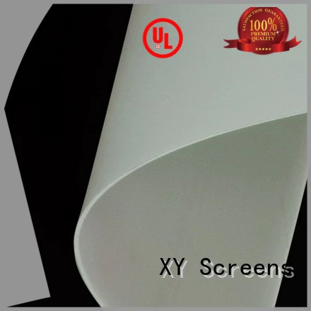 pvc rear projection screen material no smell for fixed frame projection screen