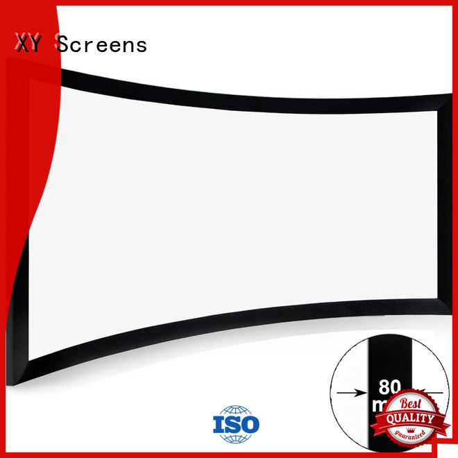 XY Screens slim curved projector screen wholesale for household