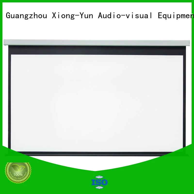 XY Screens motorized projector screen factory price for home