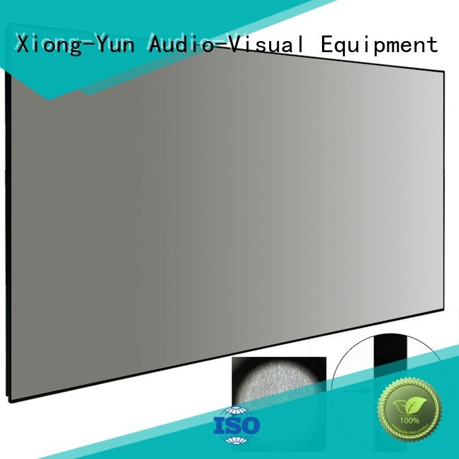 Custom Ambient Light Rejecting Projector Screen crystal bezel gain XY Screens