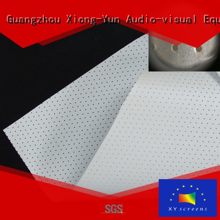 XY Screens acoustically acoustic absorbing fabric manufacturer for fixed frame projection screen