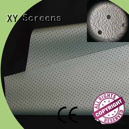 XY Screens best acoustically transparent screen customized for fixed frame projection screen