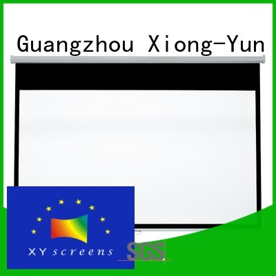 XY Screens projector pull down rear projection screen elegant style for classroom