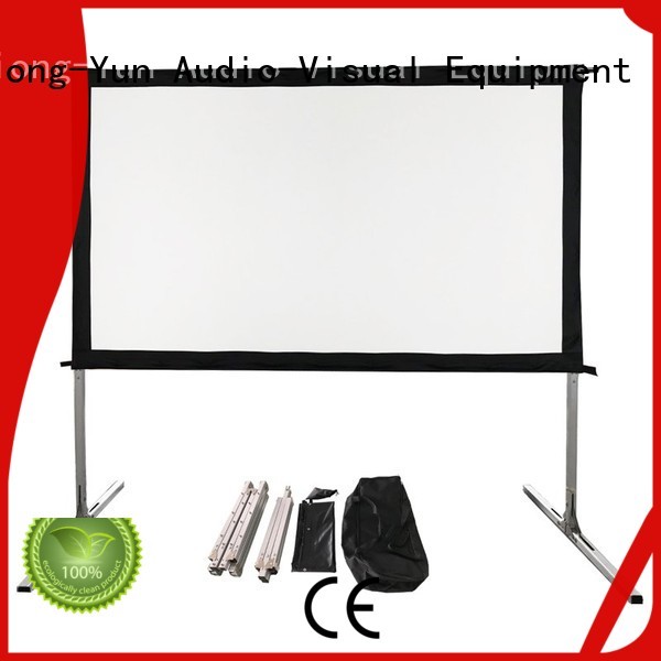 retractable outdoor projector screen wholesale for square