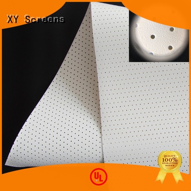 Custom acoustically Acoustically Transparent Fabrics fabric XY Screens