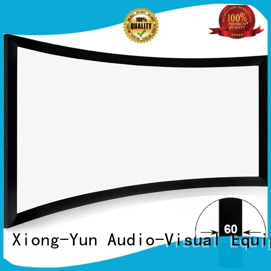 Hot home entertainment projector curved home entertainment center theater XY Screens