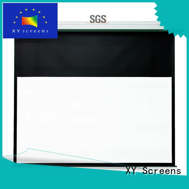 XY Screens fixed projector screen inquire now for home