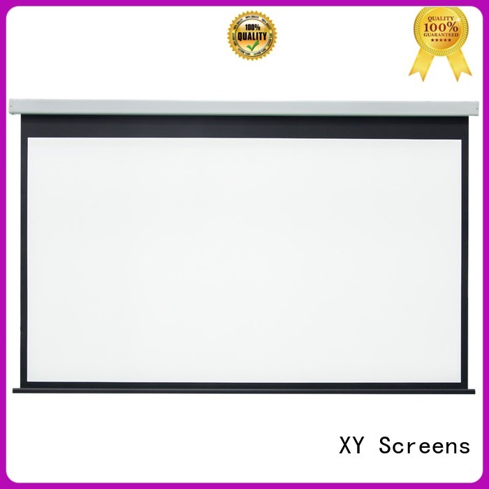 XY Screens motorized projector screen factory price for theater