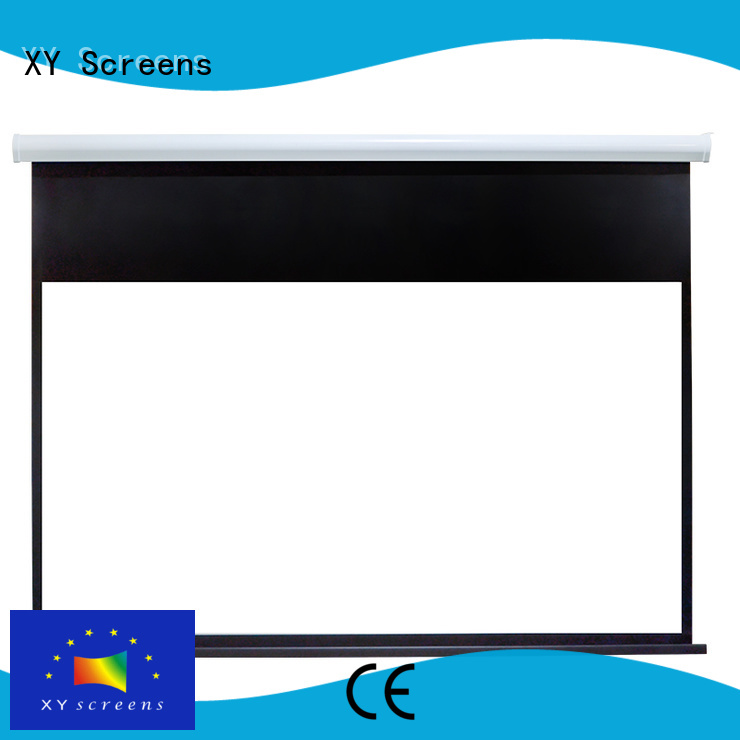 intelligent Motorized Projection Screen factory price for indoors