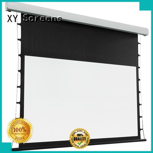 tab tensioned electric projector screen intelligent Tab tensioned series motorized