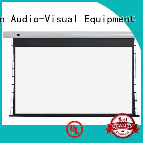 tab tensioned electric projector screen XY Screens