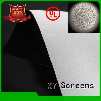 XY Screens HD home theater projection screens with soft PVC fabric