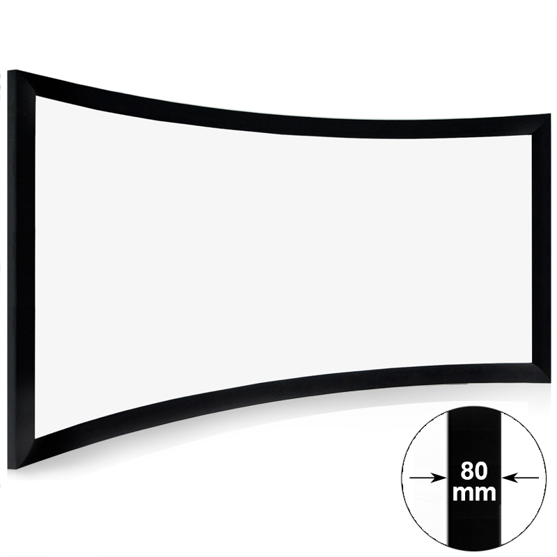 XY Screens HD Home Theater Curved Frame Projector Screen CHK80B Series Home Entertainment Curved Projector Screens image17