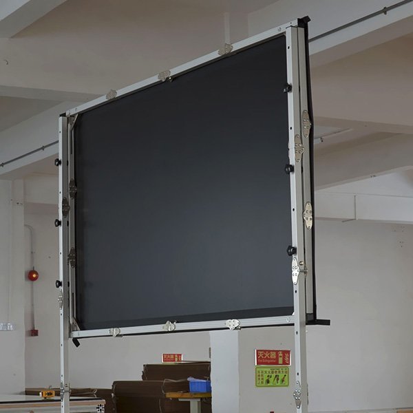 80-400-Zoll-tragbarer schneller Folding-Projektions-Bildschirm für die FF1-Serie im Freien