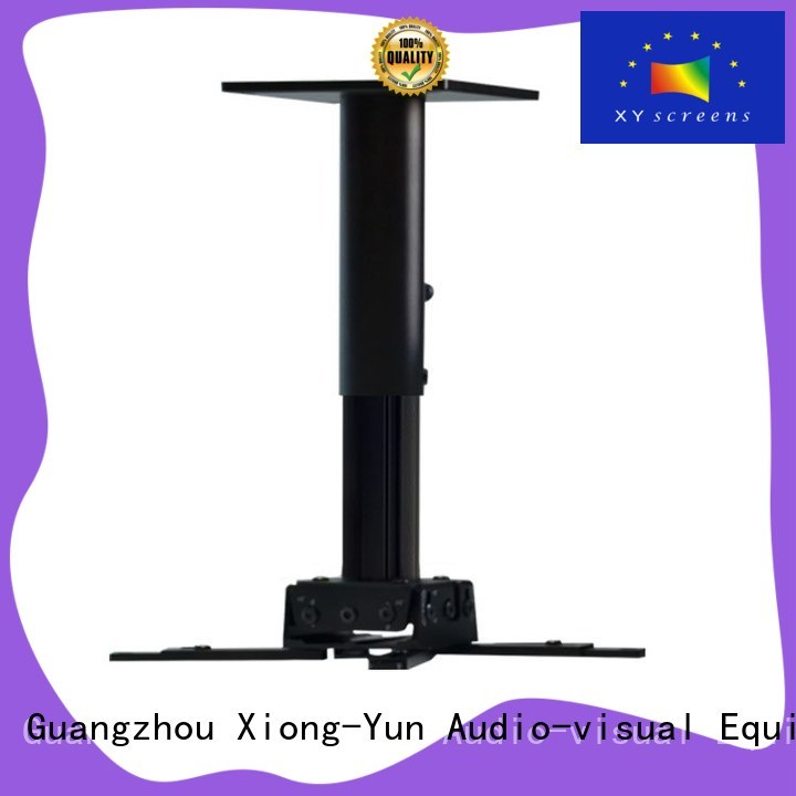 XY Screens fast folding projector mount customized for television