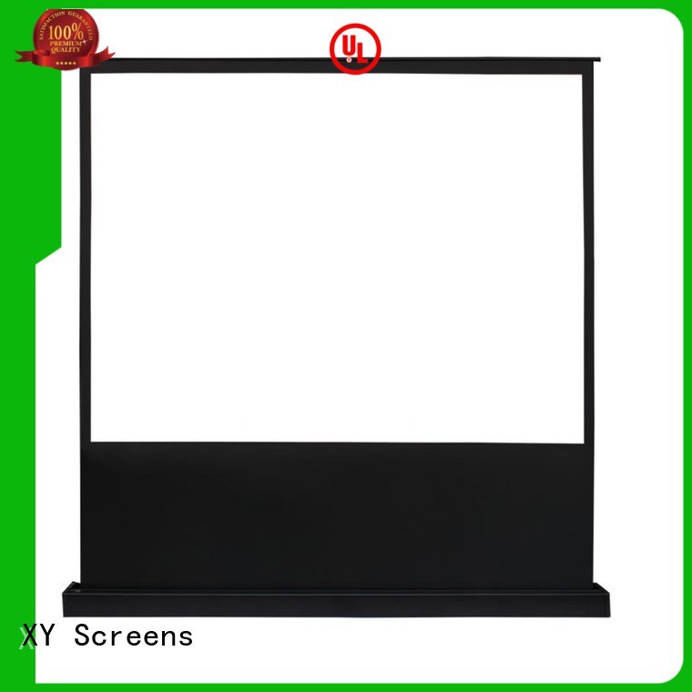 white portable pull up projector screen factory for household