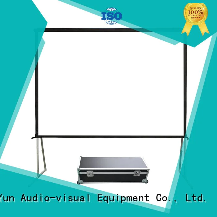 OEM outdoor pull down projector screen fold 80400 80135 outdoor projector screen