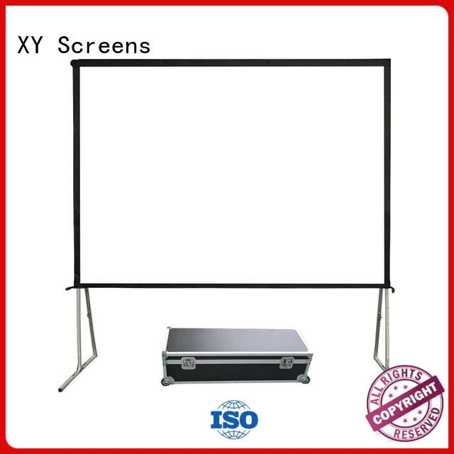 outdoor fast folding ff1 outdoor pull down projector screen XY Screens Brand
